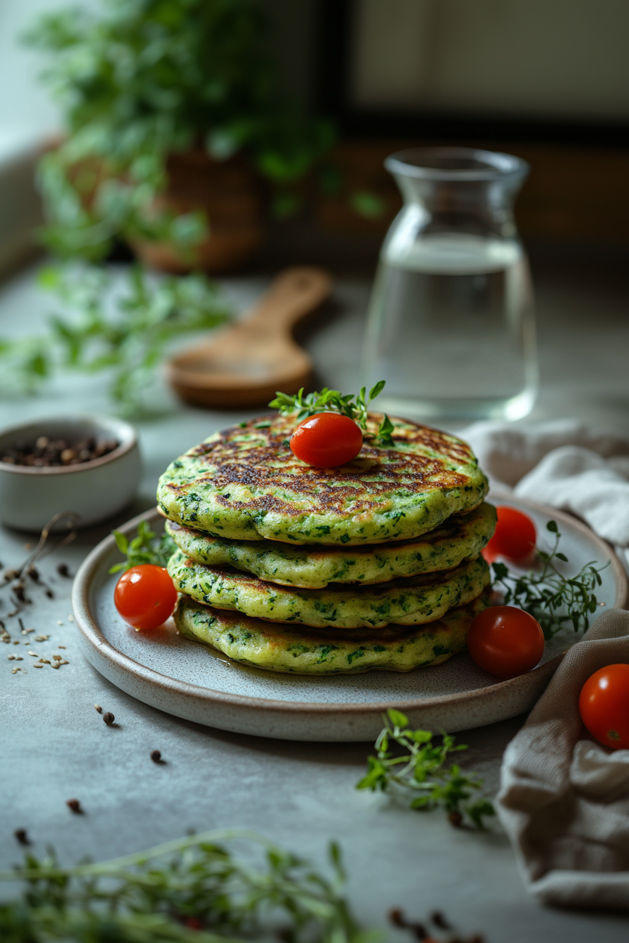 Galettes aux herbes de saison savoureuses