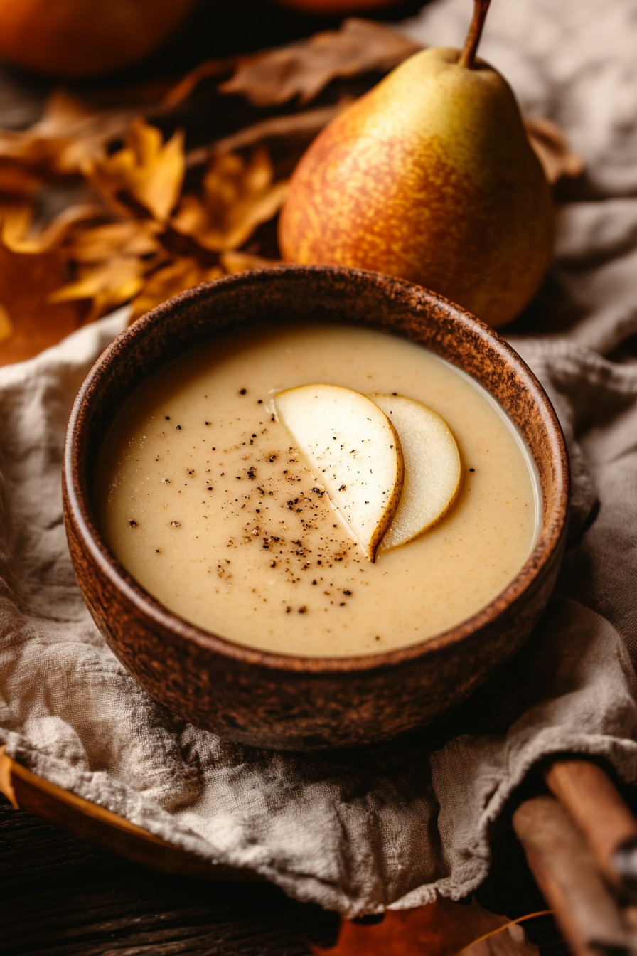 Velouté de panais et poires